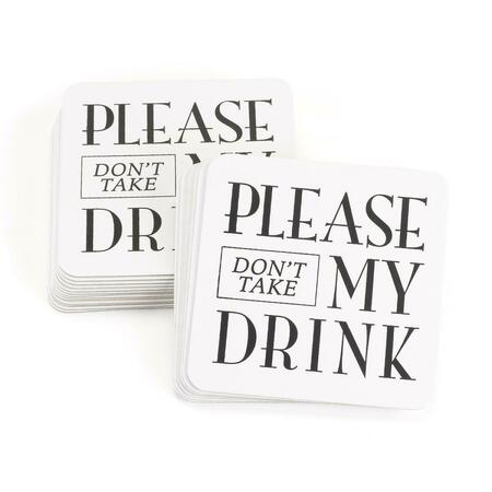 HORTENSE HEWITT Dont Take My Drink Coasters, 25PK 21572